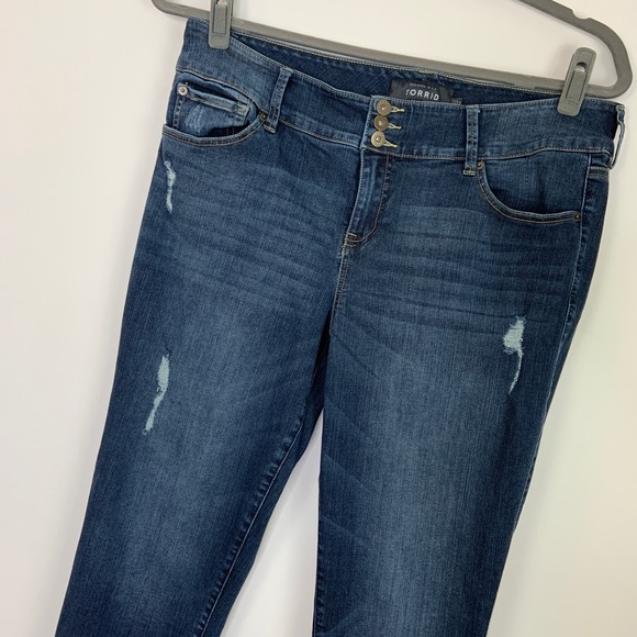 Torrid High Rise Jegging Skinny Jeans Size 20 Tall - Picture 4 of 9
